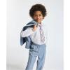 image:imageNautica Boys 4piece Suit Set with Dress Shirt Tie Jacket and PantsBlue Sharkskin