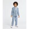 image:imageNautica Boys 4piece Suit Set with Dress Shirt Tie Jacket and PantsBlue Sharkskin