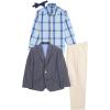 image:imageNautica Boys 4piece Suit Set with Dress Shirt Tie Jacket and PantsNew Navy
