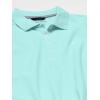 image:imageNautica Womens 5Button Short Sleeve Breathable 100 Cotton Polo ShirtAruba Blue