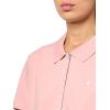 image:imageNautica Womens 5Button Short Sleeve Breathable 100 Cotton Polo ShirtBridal Rose