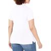 image:imageNautica Womens 5Button Short Sleeve Breathable 100 Cotton Polo ShirtBright White