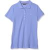 image:imageNautica Womens 5Button Short Sleeve Breathable 100 Cotton Polo ShirtDeep Peri