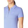 image:imageNautica Womens 5Button Short Sleeve Breathable 100 Cotton Polo ShirtDeep Peri
