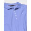 image:imageNautica Womens 5Button Short Sleeve Breathable 100 Cotton Polo ShirtDeep Peri