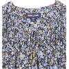 image:imageNautica Womens 5Button Short Sleeve Breathable 100 Cotton Polo ShirtFrench Blue Multi