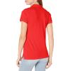 image:imageNautica Womens 5Button Short Sleeve Breathable 100 Cotton Polo ShirtHibiscus