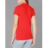 image:imageNautica Womens 5Button Short Sleeve Breathable 100 Cotton Polo ShirtHibiscus