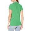 image:imageNautica Womens 5Button Short Sleeve Breathable 100 Cotton Polo ShirtLeaf Green