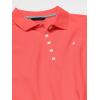 image:imageNautica Womens 5Button Short Sleeve Breathable 100 Cotton Polo ShirtMelon Pink