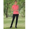 image:imageNautica Womens 5Button Short Sleeve Breathable 100 Cotton Polo ShirtMelon Pink