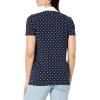 image:imageNautica Womens 5Button Short Sleeve Breathable 100 Cotton Polo ShirtPoka Dot WhiteNight Sky