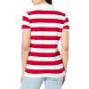image:imageNautica Womens 5Button Short Sleeve Breathable 100 Cotton Polo ShirtRegatta RedBright White