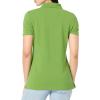 image:imageNautica Womens 5Button Short Sleeve Breathable 100 Cotton Polo ShirtSalted Lime