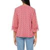 image:imageNautica Womens 5Button Short Sleeve Breathable 100 Cotton Polo ShirtSamba Multi