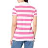 image:imageNautica Womens 5Button Short Sleeve Breathable 100 Cotton Polo ShirtSangria SunsetBright White