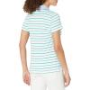 image:imageNautica Womens 5Button Short Sleeve Breathable 100 Cotton Polo ShirtSpinner Green
