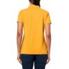 image:imageNautica Womens 5Button Short Sleeve Breathable 100 Cotton Polo ShirtSunflower
