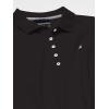 image:imageNautica Womens 5Button Short Sleeve Breathable 100 Cotton Polo ShirtTrue Black