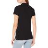 image:imageNautica Womens 5Button Short Sleeve Breathable 100 Cotton Polo ShirtTrue Black