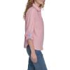 image:imageNautica Womens Button Front Long Sleeve Roll Tab ShirtBridal Rose