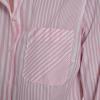 image:imageNautica Womens Button Front Long Sleeve Roll Tab ShirtEnglish Rose Combo