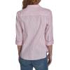 image:imageNautica Womens Button Front Long Sleeve Roll Tab ShirtEnglish Rose Combo
