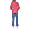 image:imageNautica Womens Button Front Long Sleeve Roll Tab ShirtMineral Red
