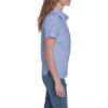 image:imageNautica Womens Button Front Short Sleeve Camp ShirtBlueWhite