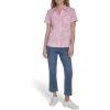 image:imageNautica Womens Button Front Short Sleeve Camp ShirtEnglish Rose Multi
