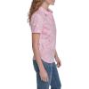 image:imageNautica Womens Button Front Short Sleeve Camp ShirtEnglish Rose Multi