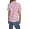 image:imageNautica Womens Button Front Short Sleeve Camp ShirtEnglish Rose Multi