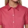 image:imageNautica Womens Button Front Short Sleeve Camp ShirtMineral Red