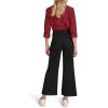 image:imageNautica Womens Button Pocket Wide Leg Sailor JeansBlack