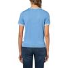 image:imageNautica Womens Crew Neck Solid Short Sleeve SweaterBlue Haze Ivory