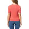 image:imageNautica Womens Crew Neck Solid Short Sleeve SweaterCoralieBright White