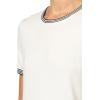 image:imageNautica Womens Crew Neck Solid Short Sleeve SweaterIvory Sky Captain