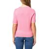 image:imageNautica Womens Crew Neck Solid Short Sleeve SweaterPeonyBright White