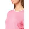 image:imageNautica Womens Crew Neck Solid Short Sleeve SweaterPeonyBright White