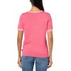 image:imageNautica Womens Crew Neck Solid Short Sleeve SweaterRosette Multi