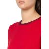image:imageNautica Womens Crew Neck Solid Short Sleeve SweaterScarlet Sky Captain