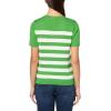 image:imageNautica Womens Crew Neck Stripe Short Sleeve SweaterNew Leaf Ivory