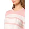 image:imageNautica Womens Crewneck Stripe Long Sleeve Crewneck SweaterBridal Rose Multi