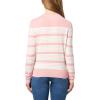 image:imageNautica Womens Crewneck Stripe Long Sleeve Crewneck SweaterBridal Rose Multi