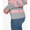 image:imageNautica Womens Crewneck Stripe Long Sleeve Crewneck SweaterMist Heather Multi
