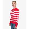 image:imageNautica Womens Crewneck Stripe Long Sleeve Crewneck SweaterRegatta Red Night Sky