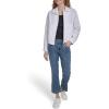 image:imageNautica Womens Long Sleeve Cotton Collared Zip Front JacketBright White