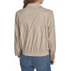 image:imageNautica Womens Long Sleeve Cotton Collared Zip Front JacketIrish Creme