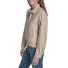 image:imageNautica Womens Long Sleeve Cotton Collared Zip Front JacketIrish Creme