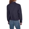 image:imageNautica Womens Long Sleeve Cotton Collared Zip Front JacketNight Sky